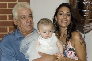 My father George and I at Demi’s christening. I am the proud Godmother