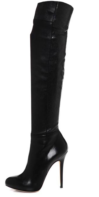 Lepora. Stretch nappa leather knee high boot. Timeless classic boot with a subtle edge of uniqueness.